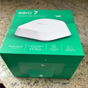 eero 7 dual band mesh Wi-Fi 7 system